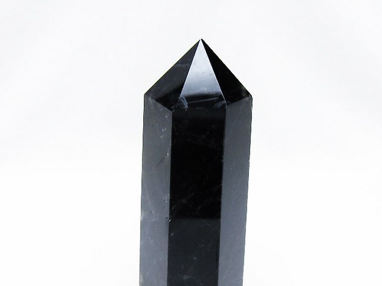 モリオン 純天然 黒水晶 六角柱[T43-8557] 3枚目