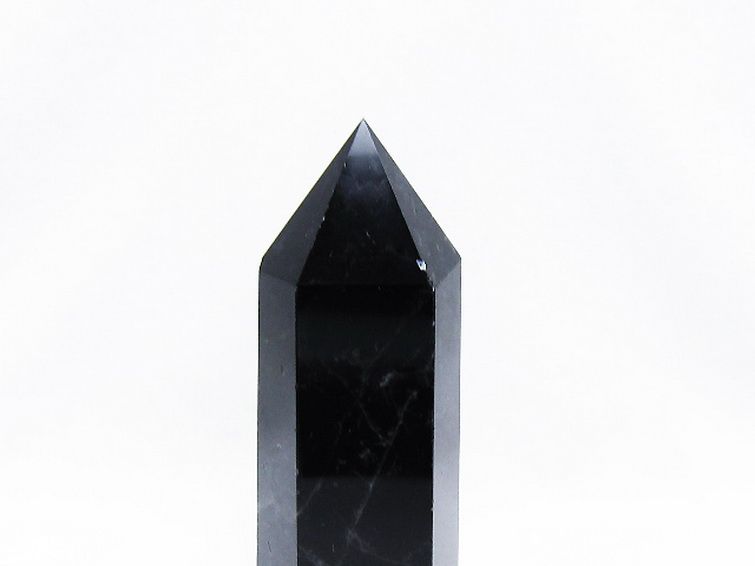 モリオン 純天然 黒水晶 六角柱[T43-8570] 2枚目