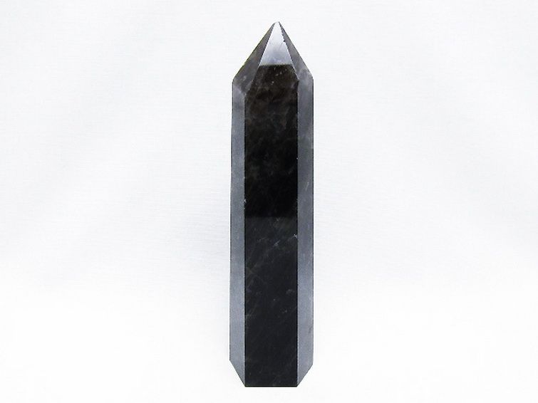モリオン 純天然 黒水晶 六角柱 [t43-8584] 1枚目