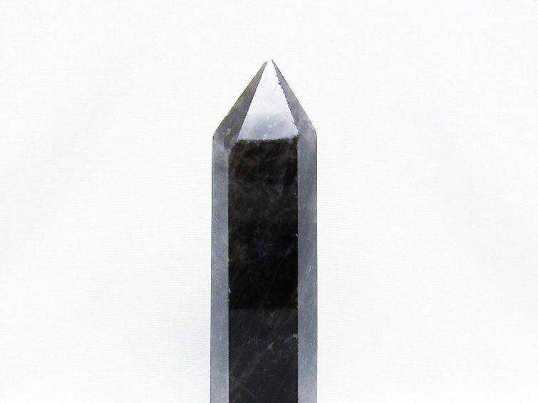モリオン 純天然 黒水晶 六角柱 [t43-8584] 2枚目