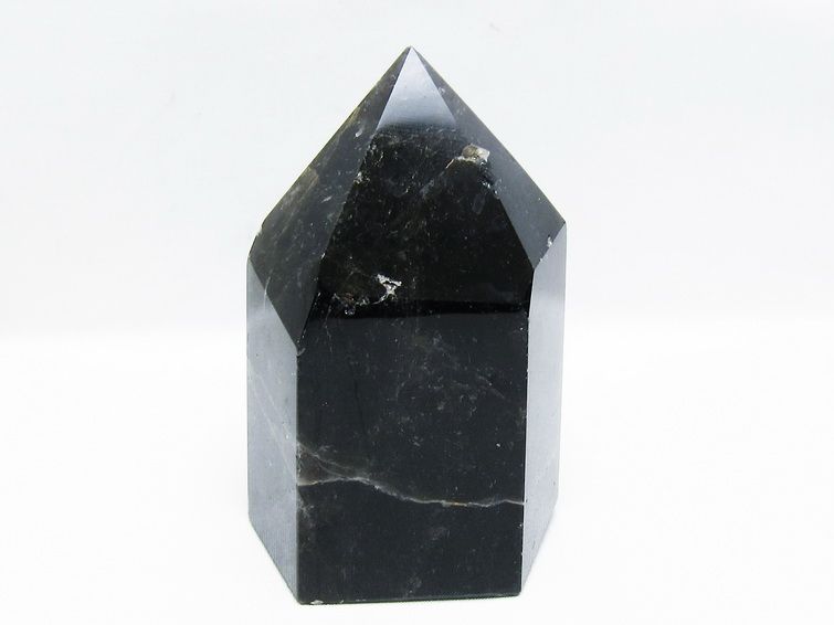 モリオン 純天然 黒水晶 六角柱[T43-8600] 1枚目