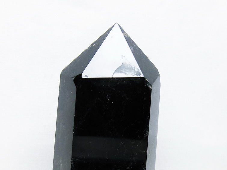 1.6Kg モリオン 純天然 黒水晶 六角柱[T43-8608] 2枚目