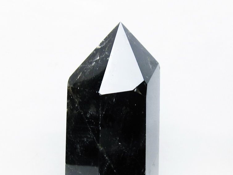 1.6Kg モリオン 純天然 黒水晶 六角柱[T43-8608] 3枚目