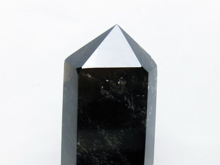 1.5Kg モリオン 純天然 黒水晶 六角柱[T43-8609] 2枚目