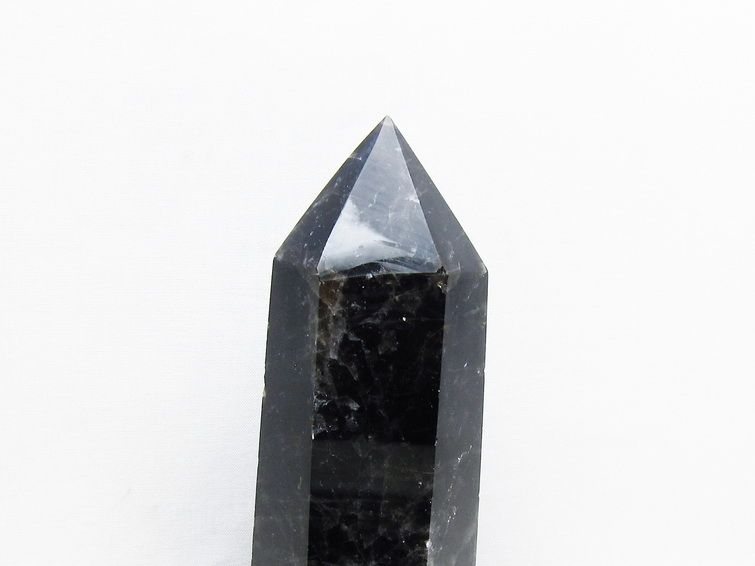 モリオン 純天然 黒水晶 六角柱 [t43-8639] 2枚目