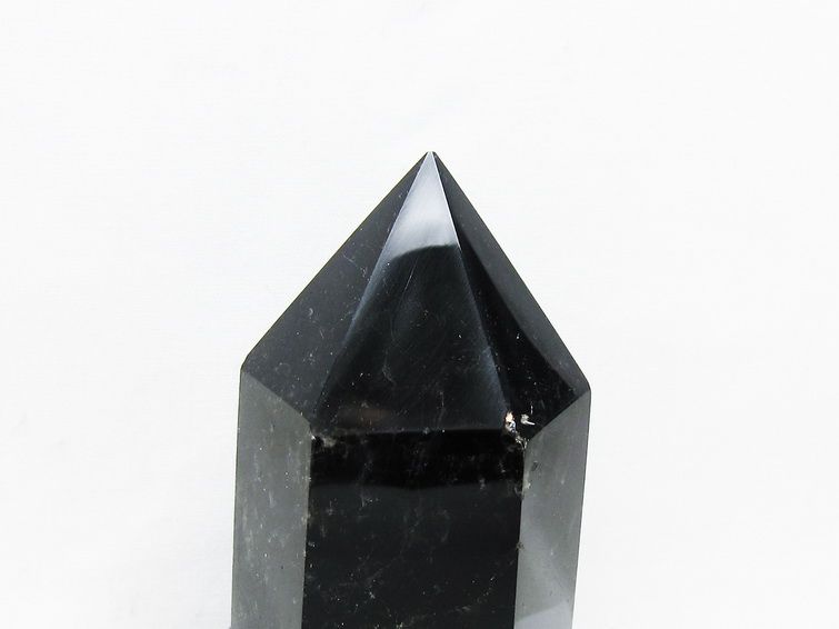 モリオン 純天然 黒水晶 六角柱 [t43-8656] 2枚目