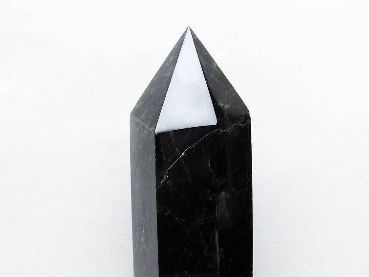 1.7Kg モリオン 純天然 黒水晶 六角柱 [t43-8673] 2枚目