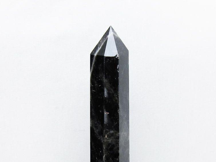 モリオン 純天然 黒水晶 六角柱 [t43-8677] 2枚目