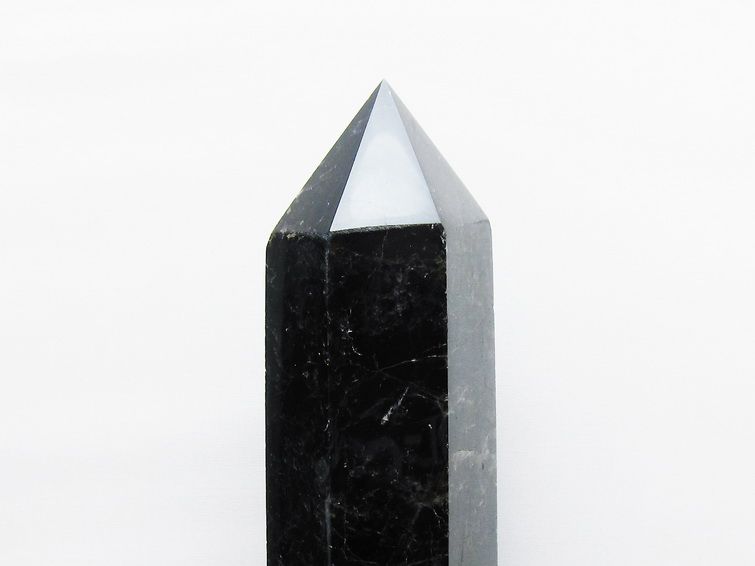 1.9Kg モリオン 純天然 黒水晶 六角柱 [t43-8684] 2枚目