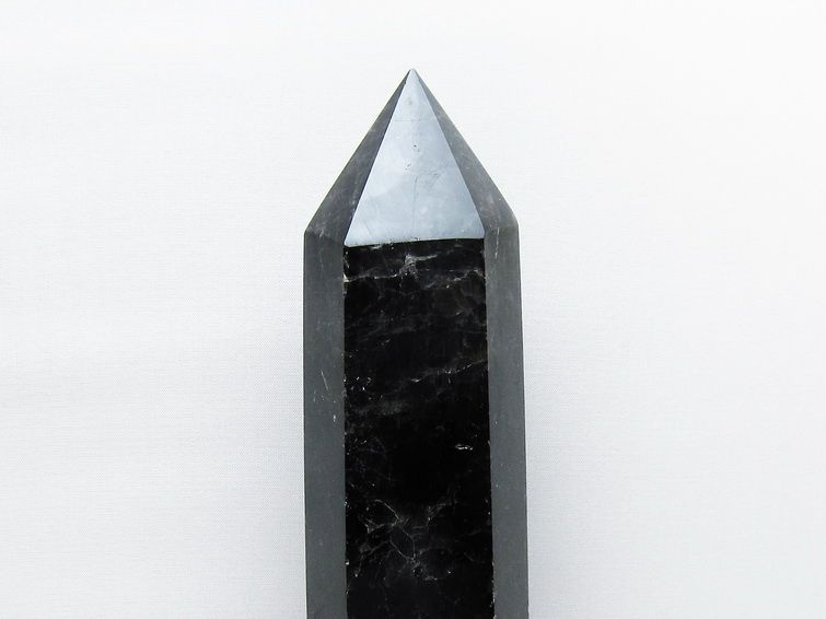 1.5Kg モリオン 純天然 黒水晶 六角柱 [t43-8685] 3枚目