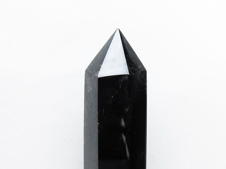 1.2Kg モリオン 純天然 黒水晶 六角柱 [t43-8686] 2枚目