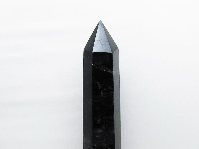 2.2Kg モリオン 純天然 黒水晶 六角柱 [t43-8691] 2枚目