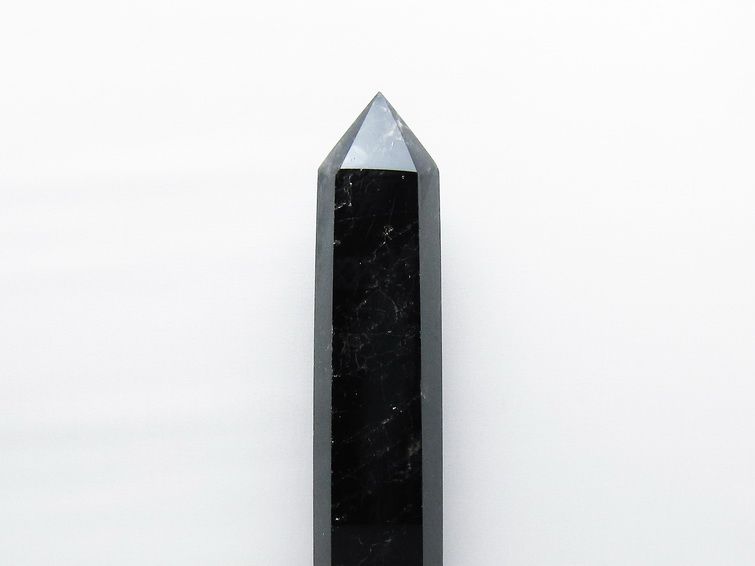 2Kg モリオン 純天然 黒水晶 六角柱 [t43-8699] 3枚目