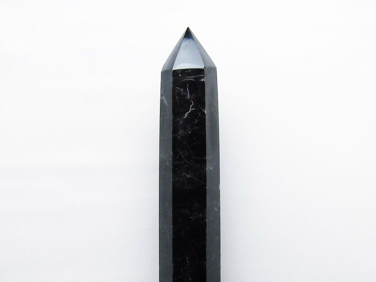 2.4Kg モリオン 純天然 黒水晶 六角柱 [t43-8703] 3枚目