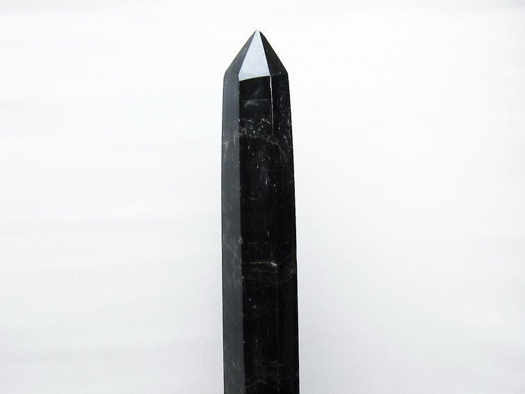 2.8Kg モリオン 純天然 黒水晶 六角柱 [t43-8705] 2枚目