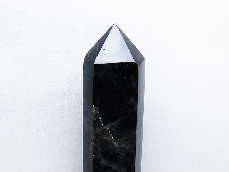 1.8Kg モリオン 純天然 黒水晶 六角柱 [t43-8745] 3枚目