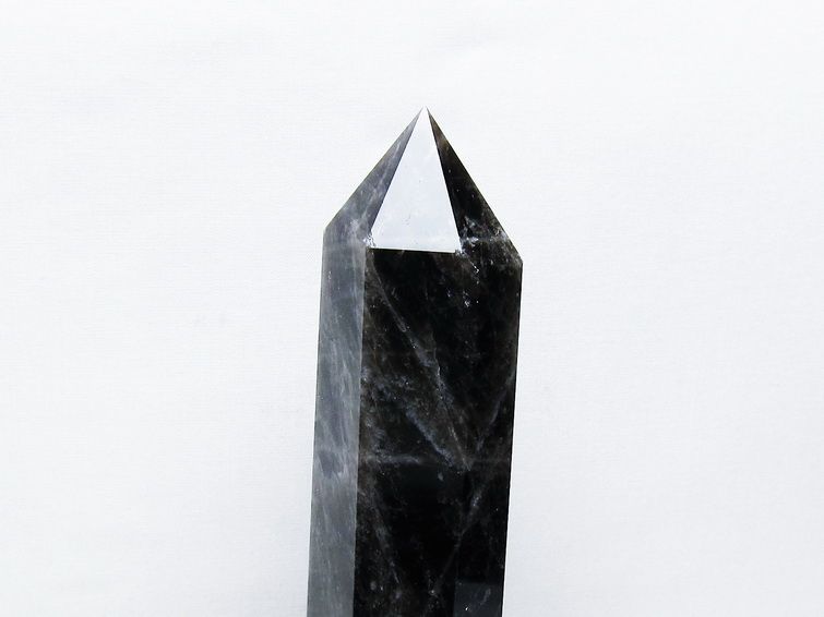 モリオン 純天然 黒水晶 六角柱 [t43-8766] 2枚目