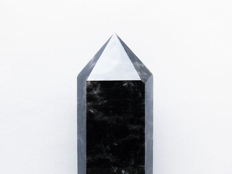 1.7Kg モリオン 純天然 黒水晶 六角柱 [t43-8789] 3枚目