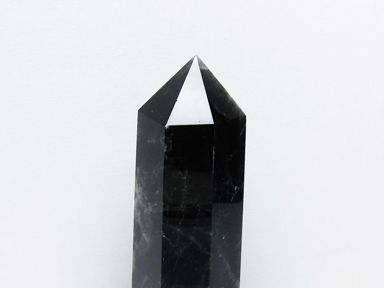 モリオン 純天然 黒水晶 六角柱 [t43-8873] 2枚目