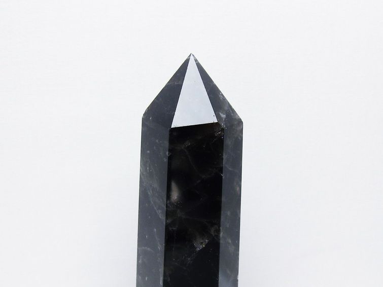 モリオン 純天然 黒水晶 六角柱 [t43-8877] 3枚目