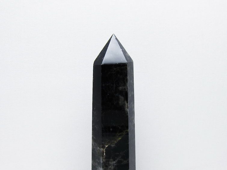 モリオン 純天然 黒水晶 六角柱 [t43-8884] 2枚目