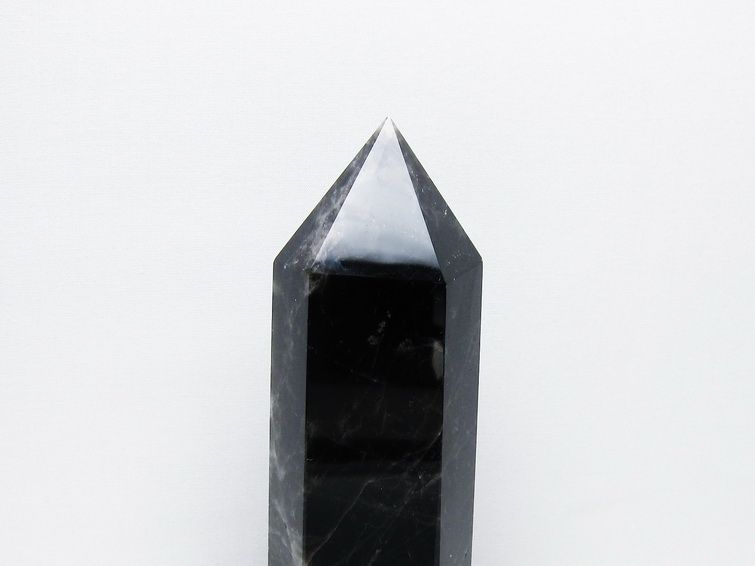 モリオン 純天然 黒水晶 六角柱 [t43-8885] 2枚目
