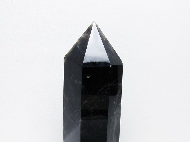 モリオン 純天然 黒水晶 六角柱 [t43-8885] 3枚目