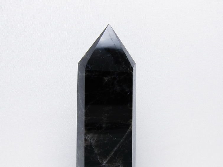 モリオン 純天然 黒水晶 六角柱 [t43-8886] 2枚目
