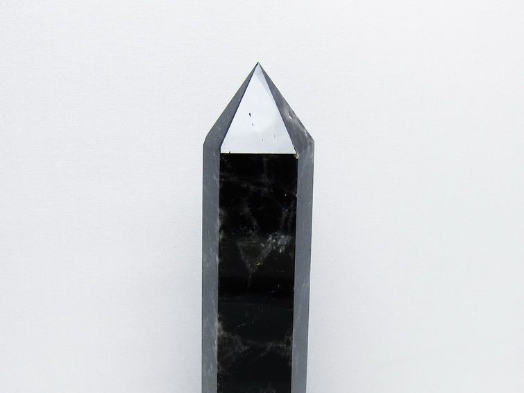 モリオン 純天然 黒水晶 六角柱 [t43-8896] 2枚目