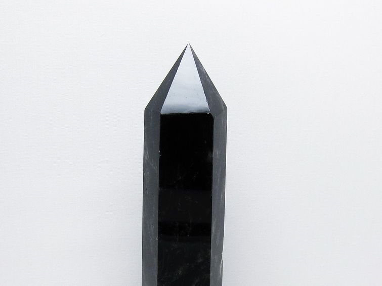 モリオン 純天然 黒水晶 六角柱 [t43-8904] 2枚目