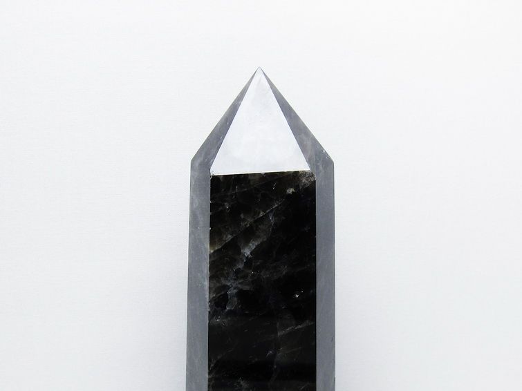 1.5Kg モリオン 純天然 黒水晶 六角柱 [t43-8909] 2枚目
