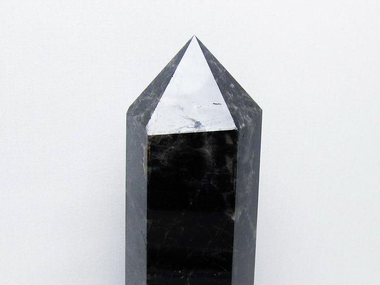 1.7Kg モリオン 純天然 黒水晶 六角柱 [t43-8913] 2枚目