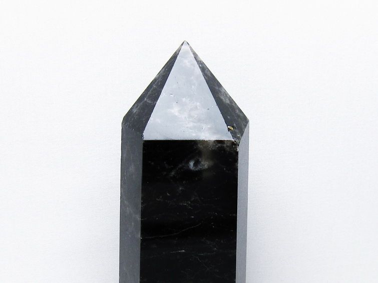 1.6Kg モリオン 純天然 黒水晶 六角柱 [t43-8922] 2枚目
