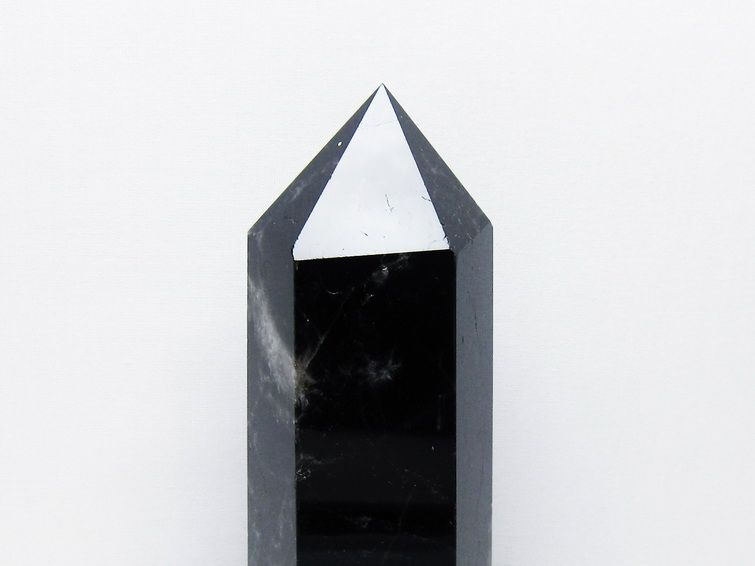 1.2Kg モリオン 純天然 黒水晶 六角柱 [t43-8928] 2枚目