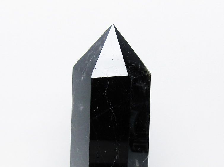 1.2Kg モリオン 純天然 黒水晶 六角柱 [t43-8928] 3枚目