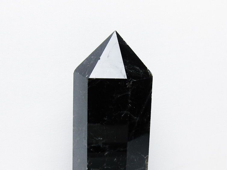 1.1Kg モリオン 純天然 黒水晶 六角柱 [t43-8932] 2枚目