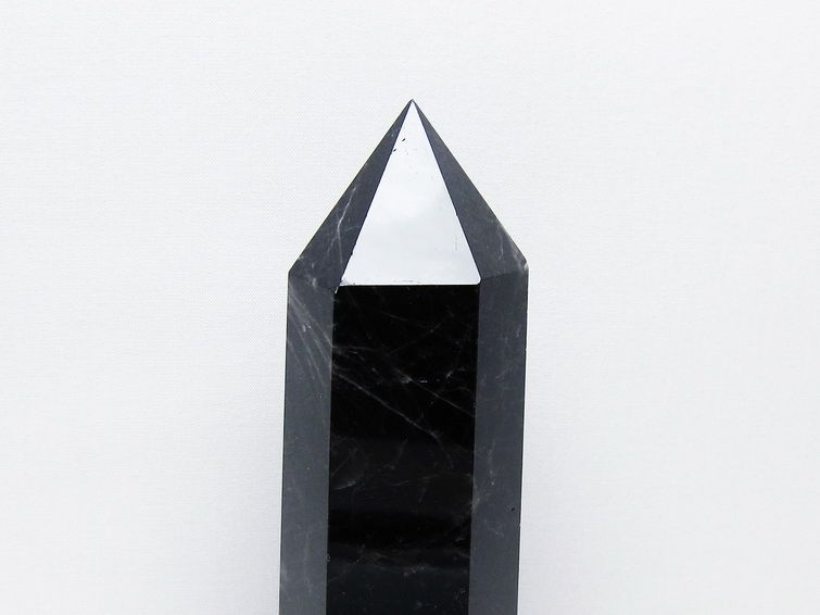 モリオン 純天然 黒水晶 六角柱 [t43-8934] 2枚目