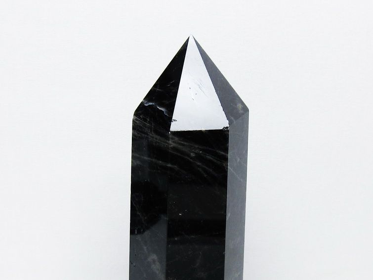 モリオン 純天然 黒水晶 六角柱 [t43-8934] 3枚目