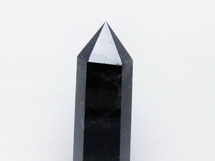 モリオン 純天然 黒水晶 六角柱 [t43-8941] 2枚目