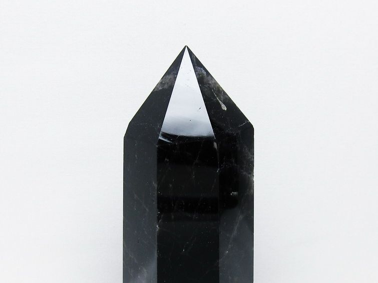 モリオン 純天然 黒水晶 六角柱 [t43-8944] 2枚目