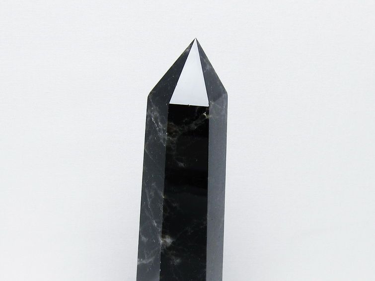 モリオン 純天然 黒水晶 六角柱 [t43-8946] 3枚目