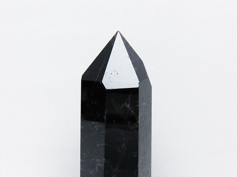 モリオン 純天然 黒水晶 六角柱 [t43-8958] 2枚目