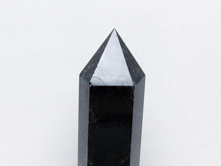 モリオン 純天然 黒水晶 六角柱 [t43-8959] 2枚目