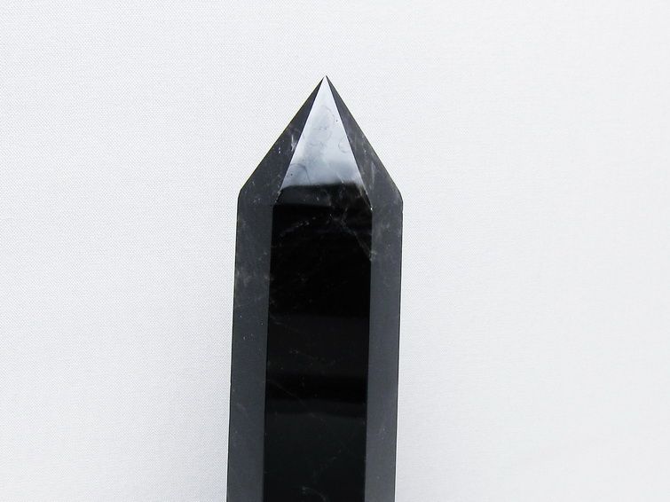 モリオン 純天然 黒水晶 六角柱 [t43-8961] 2枚目