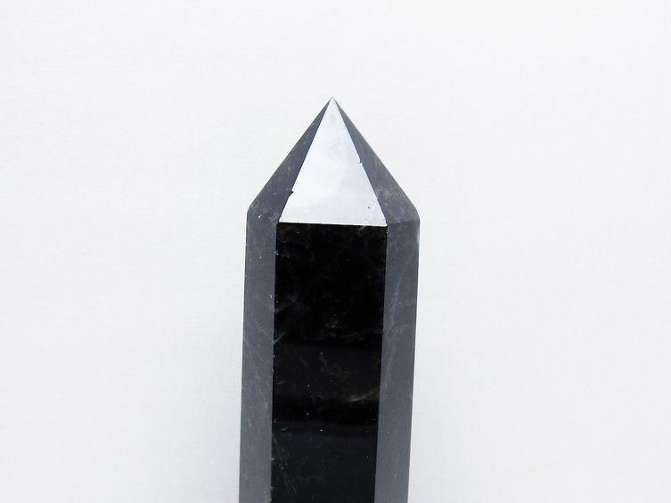 モリオン 純天然 黒水晶 六角柱 [t43-8967] 2枚目