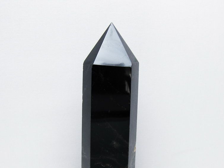 モリオン 純天然 黒水晶 六角柱 [t43-8968] 2枚目