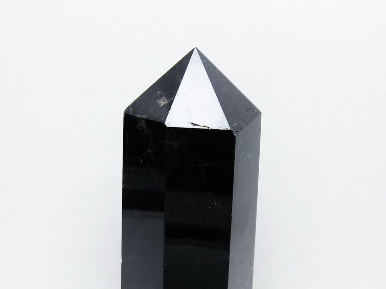 1.2Kg モリオン 純天然 黒水晶 六角柱 [t43-8970] 3枚目