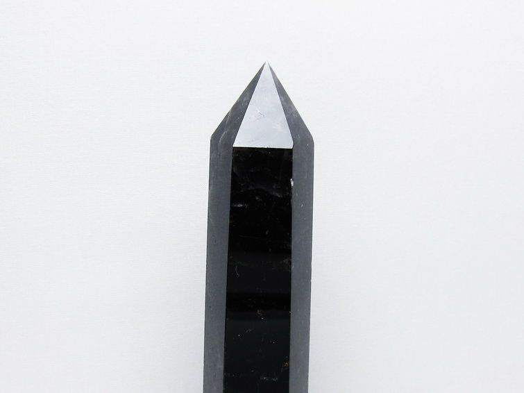 モリオン 純天然 黒水晶 六角柱 [t43-8973] 2枚目