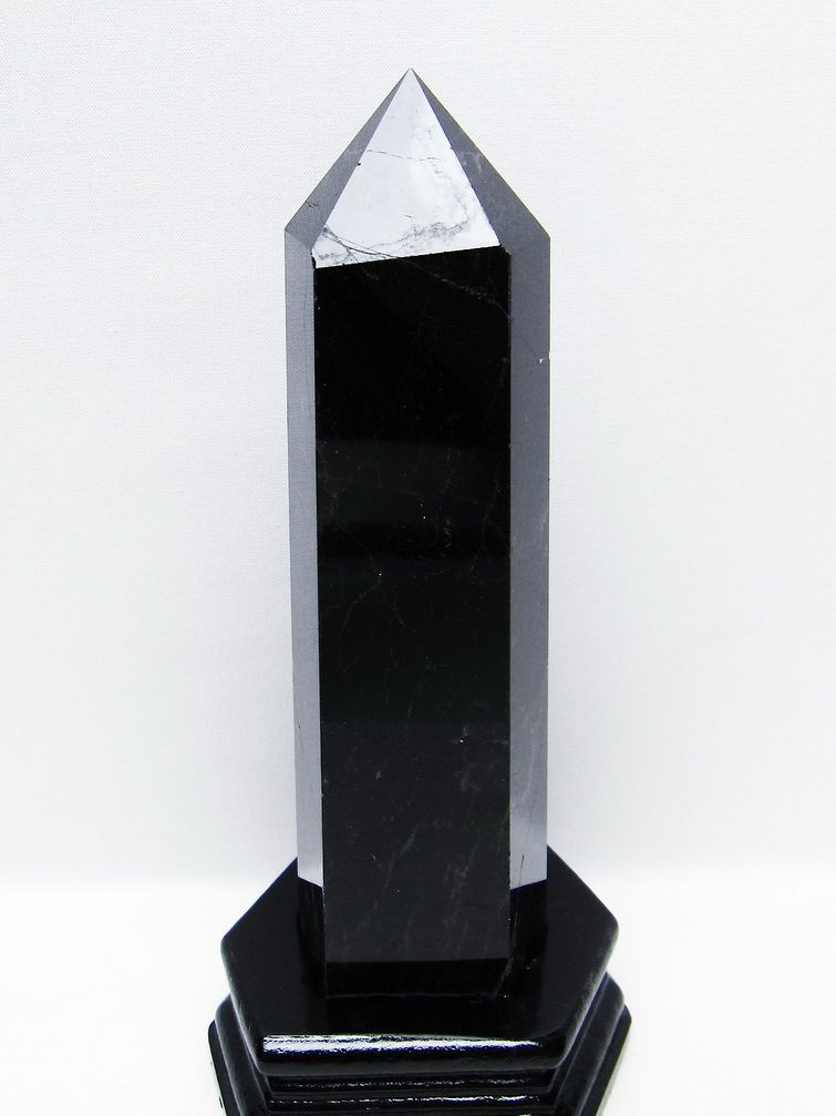 モリオン 純天然 黒水晶 六角柱 [t43-8976] 1枚目