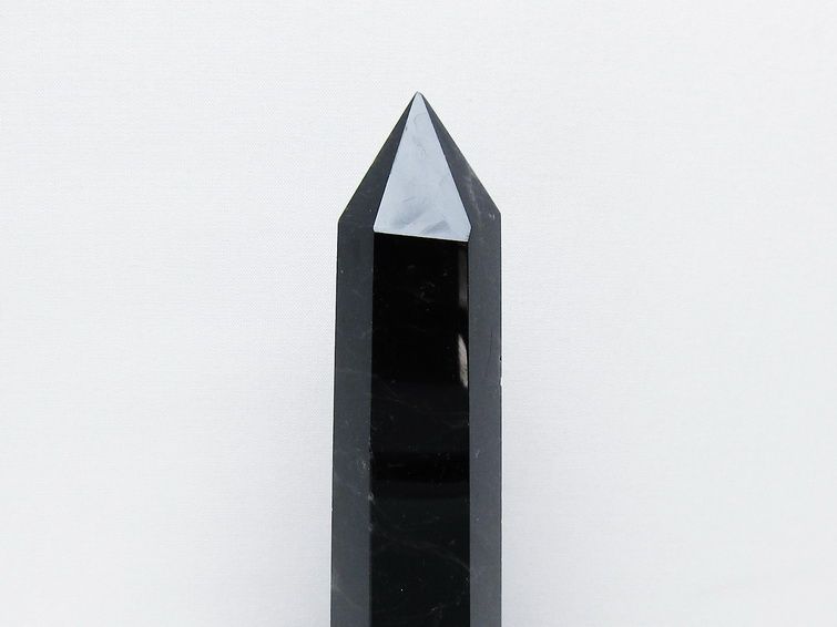 モリオン 純天然 黒水晶 六角柱 [t43-8978] 2枚目